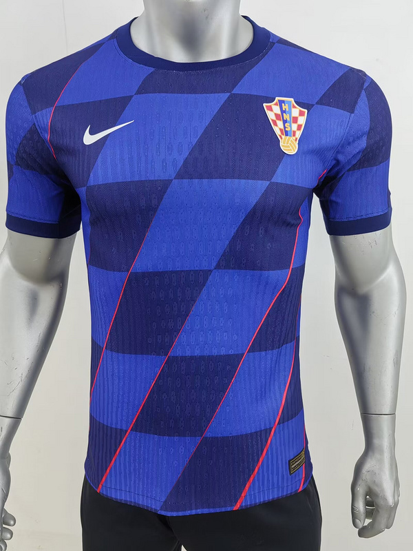 AAA Quality Croatia 2024 Euro Away Dark Blue Jersey(Player)